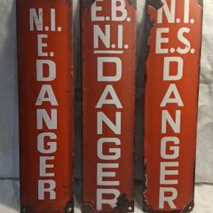 3 X Vintage Irish Enamel Signs