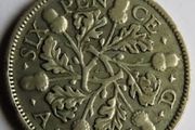 1933 Silver Sixpence 6d