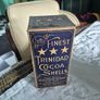 Antique Vintage Trindad cocoa shells cardboard packaging with product Image 4
