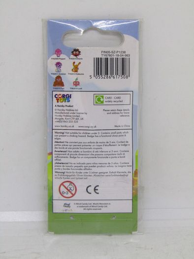 Corgi Moshi Monsters Series 1 Pin Badge Brand New In Packet