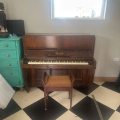 Upright Piano , with stool