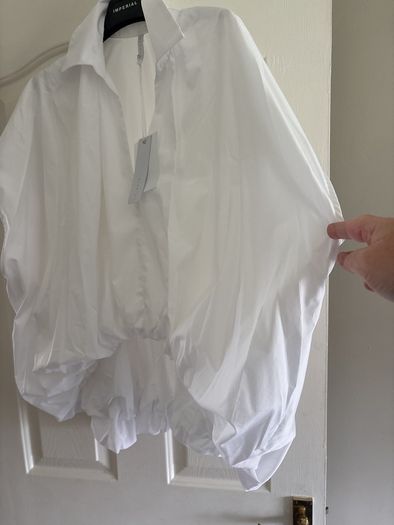 Diffusion by Kate bubble hem blouse one size