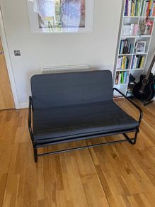 IKEA HAMMARN Sofa Bed  Dark Grey  Excellent Condition