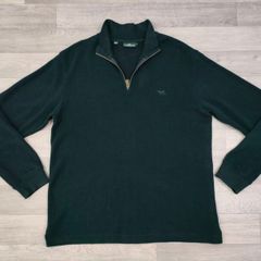 Rodd & Gunn Half Zip Cotton Jumper Mens L/XL
