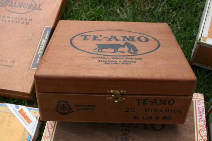 Vintage Wood Cigar Boxes