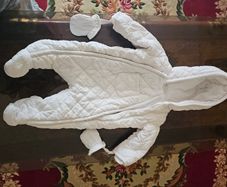 Pram  suit with mitts M&S 3-6months