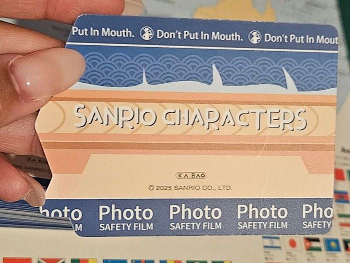 Sanrio Collectible Cards in Phito Safety Film Collection Set