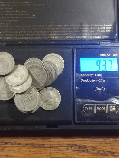 coins .500 6d georV & V1
