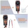 Auto Ranging TRMS 6000 Count Digital Multimeter - CAT III 600V Safety Voltage Tester for AC/DC Voltage & Current Resistance Capacitance Frequency Temperature NCV & Continuity with Flashlight Image 3