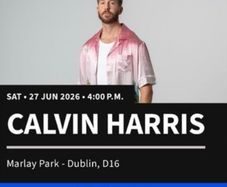 2 tickets Calvin Harris 27 June