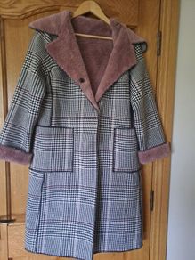 Etage Check Coat