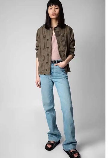 Zadig and Voltaire Ladies Linen Jacket XS