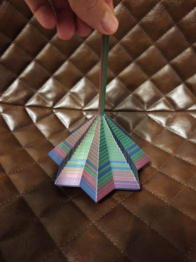 3D Printed Magic Passthrough Pyramid Ultimate Fidget Desk Toy title