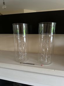 tea light candle holders -hand made quality 24 x 10 cm