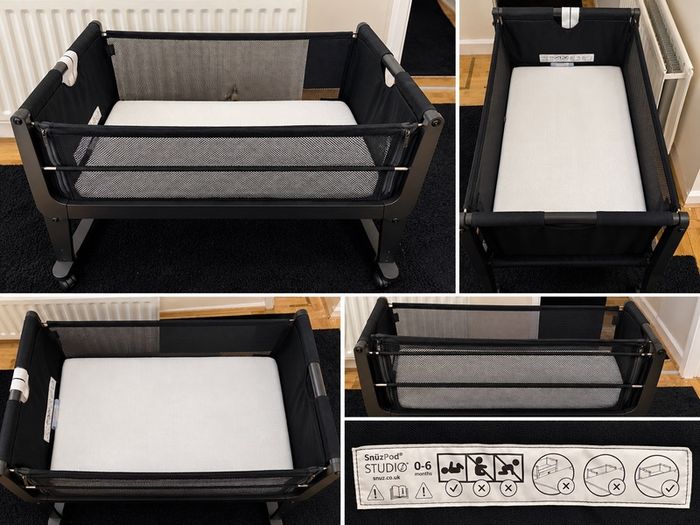 SnuzPod Studio Bedside Baby Crib Like New