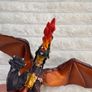 Dragon of Darkness Figure Fantasy World By Papo 2007 approx. 9'' Used Please see photos Image 7