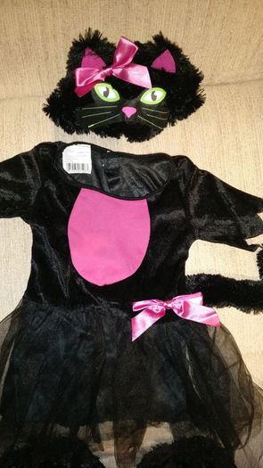 Halloween cat costume size 2yrs