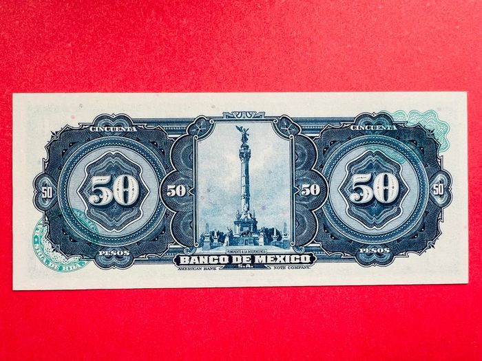 Mexico  50  Pesos.  1972. PICK 49  ( Uncirculated )