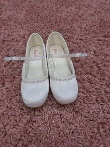 Satin communion shoes