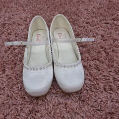 Satin communion shoes