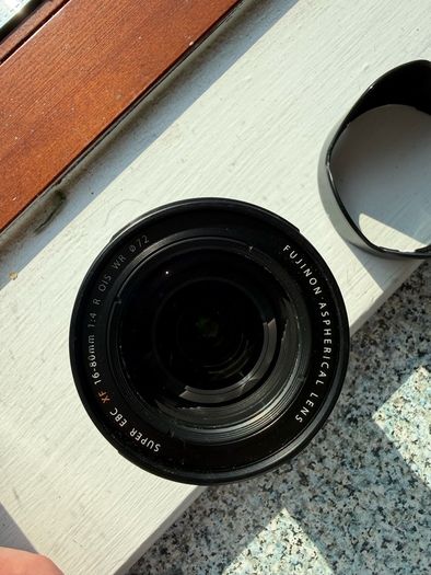 Fujifilm 16-80mm f/4 R OIS WR lens for Fuji X-mount cameras.