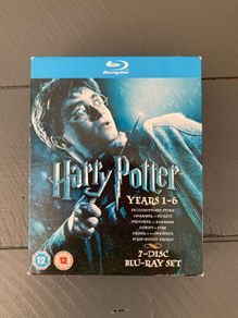 Harry Potter blu-ray set, years 1-6
