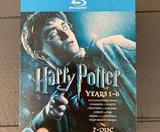 Harry Potter blu-ray set, years 1-6