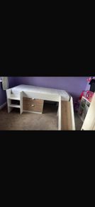 kids mid bunk bed