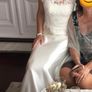 Ivory wedding dress size uk8 or 10 Image 4