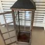Very Tall Floor Standing Rustic Wooden Candle Holder Image 4