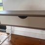 Grey and white desk Image 5