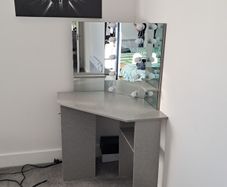 Dressing Table with LED Grey