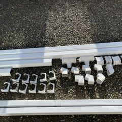 PVC Guttering, down pipes, brackets