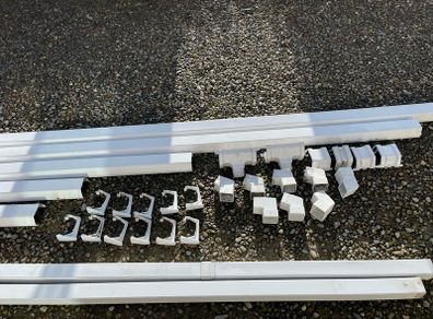 PVC Guttering, down pipes, brackets