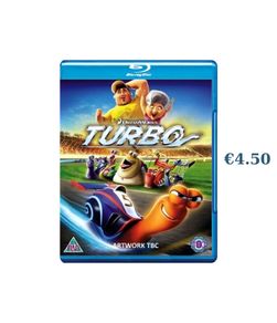 Turbo (Blu Ray + Digital HD) (Unopened)