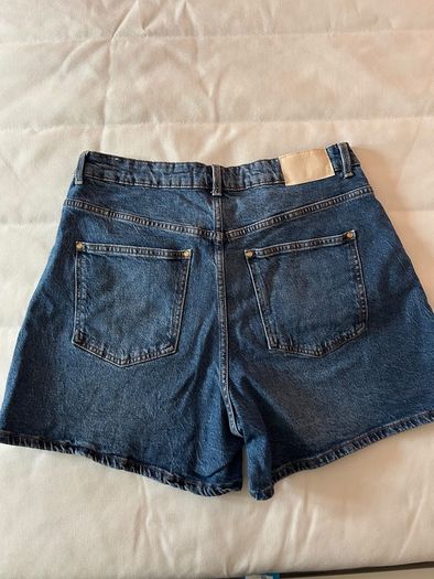 Zara blue denim shorts