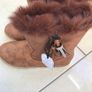 Girls fleece lined boots Image 3