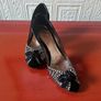 Very Expensive Magrit Diamante Velvet Shoes Size 40 Image 10