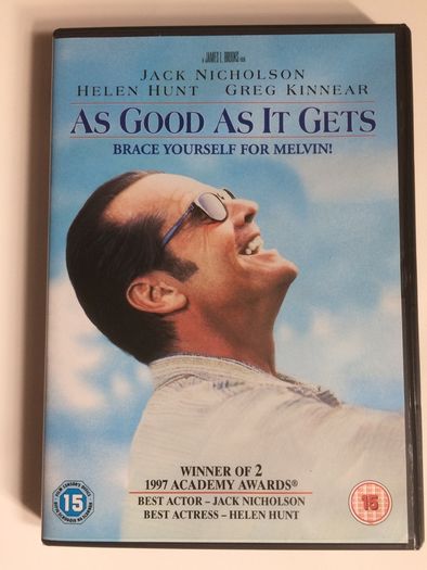 As Good As It Gets (James L. Brooks Film) [1997] Jack Nicholson, Helen Hunt, Greg Kinnear, Cuba Gooding Jr., Skeet Ulrich & Shirley Knight [Movie DVD] Academy Award Winner
