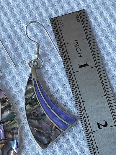 Alpaca Mexico silver earrings
