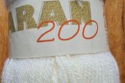 200g Tivoli Aran 200 Wool, White.