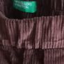 Benetton brown velvet trousers Image 6