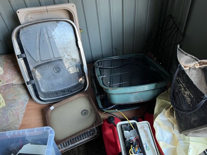 Caravan parts, windows and panels
