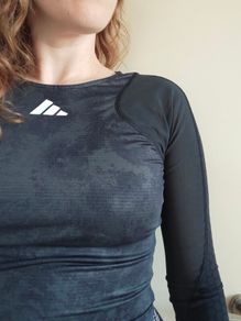 brand new Adidas Paris Freelift crop top long sleeve
