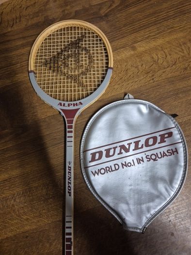 Vintage Dunlop Squash Racquet