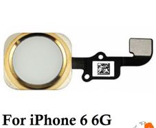 New Fingerprint Touch ID Home Button Flex Cable For iPhone 6 6G Gold - FHT22IPHB