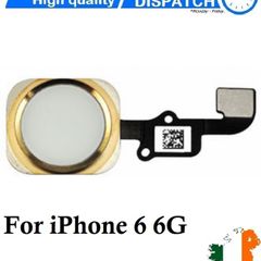 New Fingerprint Touch ID Home Button Flex Cable For iPhone 6 6G Gold - FHT22IPHB