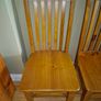 Wooden Dinning Chairs (x3) Image 4