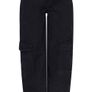 PLT Washed Black Cargo Side Pocket Wide Leg Jeans Size 10! Image 5