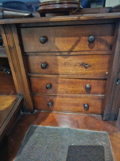 Antique Desk & Chairs